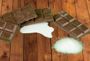 Cobertura de chocolate con leche
